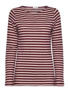 T-Shirts Long Sleeve Burgundy Marc O'Polo