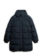 Hooded Sports Puffer Mid Jkt Navy Superdry