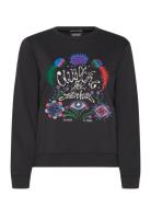 Embroidered Regular Fit Sweatshirt Black Scotch & Soda