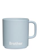 Vip Favourite Cup With Handle Blue Design Letters