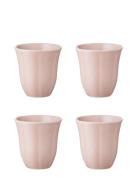 Søholm Solvej Mug W/O Handle 4 Pcs Pink Aida