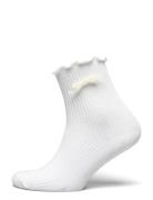 Pearly Bow Socks White SUI AVA