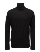 Merino Knit Roll-Neck Black Lindbergh