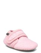 Baby Wool Slippers Pink CeLaVi