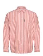 Wwday Striped Shirt Pink Double A By Wood Wood