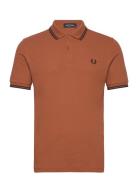 Twin Tipped Fp Shirt Orange Fred Perry