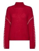 Vichoca New L/S Knit Pullover Red Vila