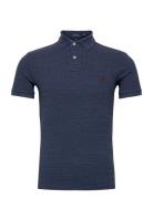 Slim Fit Mesh Polo Shirt Blue Polo Ralph Lauren