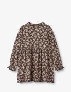 Jersey Dress L/S Eliane Patterned Wheat