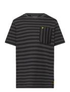 Breton T-Shirt Black Lyle & Scott