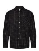 Wwday Check Light Flannel Shirt Got Navy Double A By Wood Wood