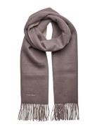 Fringes Two T S Scarf 40X200 Beige Calvin Klein