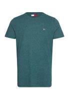 Tjm Xslim Jaspe C Neck Ext Green Tommy Jeans