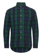 Brushed Blackwatch Chk Rf Shirt Green Tommy Hilfiger