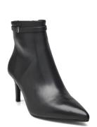 Heel Ankle Boot 70 W/Hw Lth Black Calvin Klein