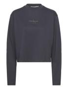 Monologo Loose Ls Tee Black Calvin Klein Jeans