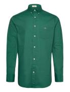 Reg Classic Poplin Shirt Green GANT