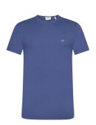 Slim Shield Ss T-Shirt Blue GANT