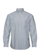 Reg Classic Oxford Stripe Shirt Green GANT