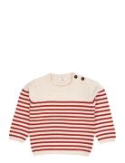 Knitted Striped Sailor Jumper Red Copenhagen Colors