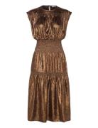 Slelvie Layna Dress Brown Soaked In Luxury