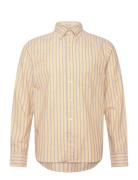 Reg Archive Oxford Stripe Shirt Yellow GANT