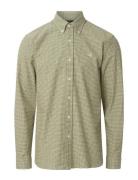 Classic Cotton Linen Shirt Green Lexington Clothing