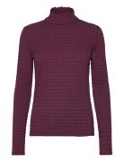 Zane Structured Layering Top Burgundy Dante6