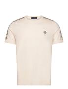 C Tape Ringer T-Shirt Cream Fred Perry