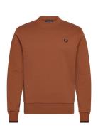Crew Neck Sweatshirt Brown Fred Perry