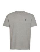 Heavyweight Jersey-Ssl-Tsh Grey Polo Ralph Lauren