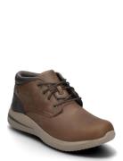 Mens Delson 3.0 - Brandis - Waterproof Brown Skechers