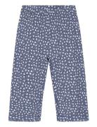 Printed Flared Trousers Blue Mango