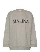 Malina Over D Collage Sweater Grey Malina