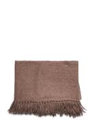 Scarf Fringes Brown Davida Cashmere