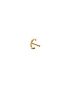 Earring Studs Archetypes, Gold, A-Z Gold Design Letters