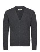 Cfkarl Lambswool Cardigan Grey Casual Friday