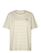 Tasaraita Men Ss Khaki Marimekko