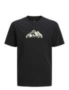 Jcomountain Logo Tee Ss Crew Neck Sn Jnr Black Jack & J S