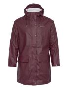 Rain Coat W Burgundy Exani