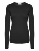 Bs Margrethe Regular Fit Top Black Bruun & Stengade