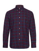 Brushed Easy Check Rf Shirt Navy Tommy Hilfiger