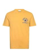 Crest Graphic Tshirt Yellow GANT