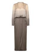 Flow Wrap Over Dress - Vera Cream Rabens Sal R