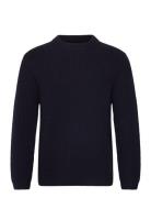 Boxy Wool Knit - Navy Navy Garment Project