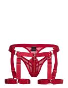 Sable Hl String Tr Suspender Red Hunkemöller