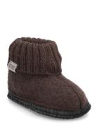 Slippers Wool Brown Huttelihut