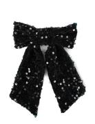 Anne Sequins Bow Black SUI AVA