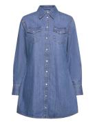 Regular Western Dress Blue Tommy Jeans