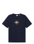 Fiore T-Shirt Navy Les Deux